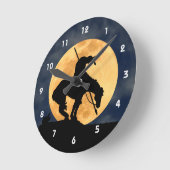Ende der Trail Silhouette Wall Uhr (Winkel)