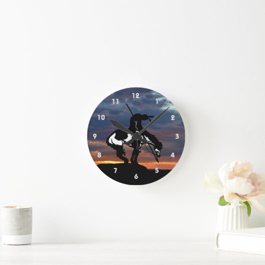 Ende der Trail Silhouette Wall Uhr (Zuhause)