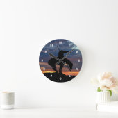 Ende der Trail Silhouette Wall Uhr (Zuhause)