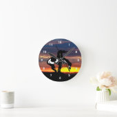 Ende der Trail Silhouette Wall Uhr (Zuhause)