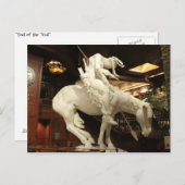 Ende der Trailskulptur Postkarte (Vorne/Hinten)