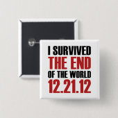 Ende der Welt Button (Vorne & Hinten)