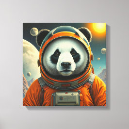 ENDE DER WELT - RIESENPANDA LEINWANDDRUCK