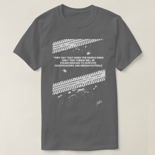 Ende der Welt T-Shirt (Design vorne)