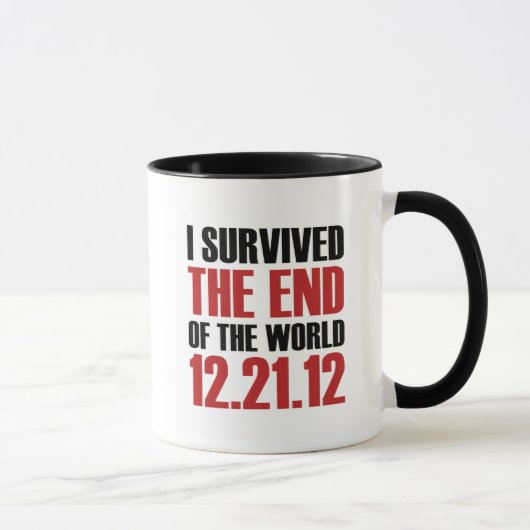 Ende der Welt Tasse (Rechts)