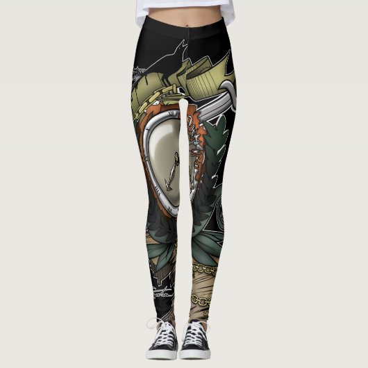 Ende der Zeit Leggings (Vorderseite)