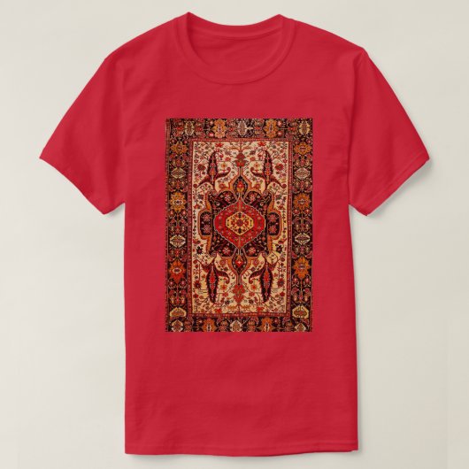 Ende des 19. Jahrhunderts serapi Persian Rug Print T-Shirt (Design vorne)