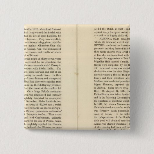 Ende des allgemeinen Friedens 1828 AD 2 Button (Vorderseite)