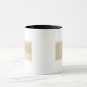 Ende des allgemeinen Friedens 1828 AD 2 Tasse (Zentrum)