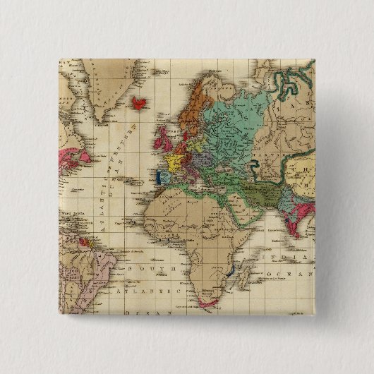 Ende des allgemeinen Friedens 1828 AD Button (Vorderseite)