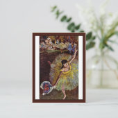 Ende des Arabesken von Edgar Degas Postkarte (Stehend Vorderseite)