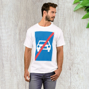 Ende des Autobahn-Verkehrszeichens T-Shirt