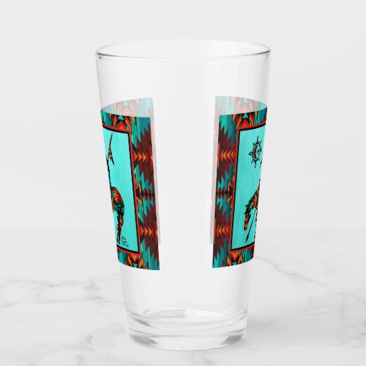 Ende des Glass Cup Glas (Links)