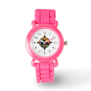 Ende des Hintereingeboren-amerikanischen Armbanduhr