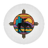 Ende des Hintereingeboren-amerikanischen Schneidebrett (Vorderseite)