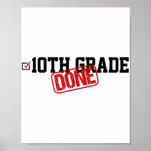 Ende des Jahres 10. Klasse - letzter Schultag Poster