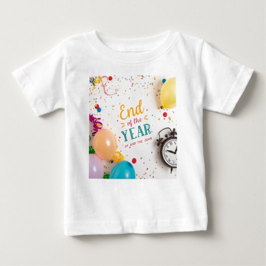 "Ende des Jahres Feier T Shirt. Baby T-shirt (Vorderseite)