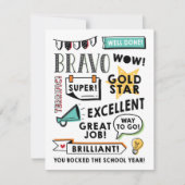 Ende des Jahres Karte (Vorderseite)