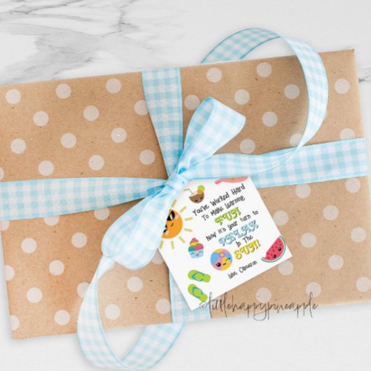 Ende des Jahres Lehrer Vielen Dank Tag Geschenkanhänger