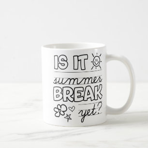 Ende des Jahres Shirt ist es Sommerpause noch am l Kaffeetasse
