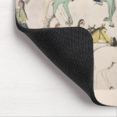 Ende des Kampfes (Tinte auf Papier) Mousepad (Ecke)