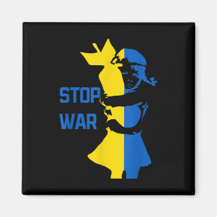 Ende des Krieges in der Ukraine - Stopp der Bombar Magnet