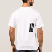 Ende des Krieges Weltfrieden Schwarz-Weiß-Kunst T-Shirt (Rückseite)