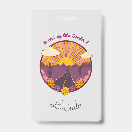 Ende des Lebens Doula, Krankenschwester im Kranken Ausweis