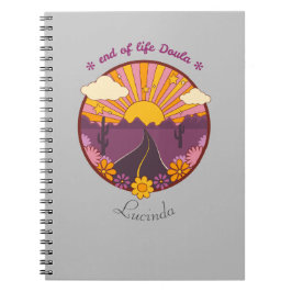 Ende des Lebens Doula, Krankenschwester im Kranken Notizblock