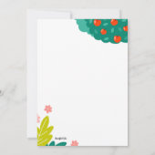 Ende des Party Einladung (Rückseite)