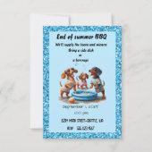 Ende des Party Einladung (Vorderseite)