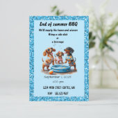 Ende des Party Einladung (Stehend Vorderseite)