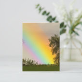 Ende des Regenbogenpfeils aus Gold Postkarte (Stehend Vorderseite)