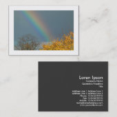 Ende des Regenbogens (begrenzt) Visitenkarte (Vorne/Hinten)