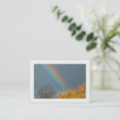 Ende des Regenbogens (begrenzt) Visitenkarte (Stehend Vorderseite)