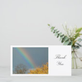 Ende des Regenbogens - danke (Stehend Vorderseite)