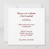 Ende des Regenbogens Einladung (Rückseite)