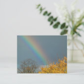 Ende des Regenbogens Postkarte (Stehend Vorderseite)