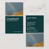 Ende des Regenbogens Visitenkarte (Vorne/Hinten)