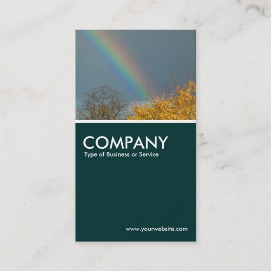 Ende des Regenbogens Visitenkarte (Vorderseite)