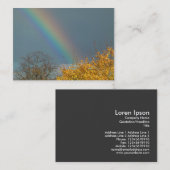 Ende des Regenbogens Visitenkarte (Vorne/Hinten)
