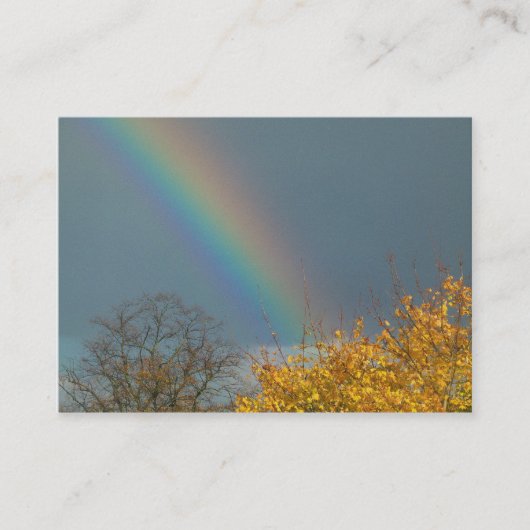 Ende des Regenbogens Visitenkarte (Vorderseite)