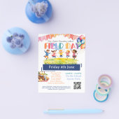 Ende des Schuljahres Feld Tag Spendenaktion Flyer (Einzeln)