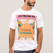 🎉 Ende des Schuljahres mit Retro Vibes und Freude T-Shirt (Vorderseite)