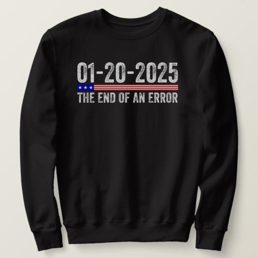 Ende des Shirts "Fehler" 20. Januar 2025 Einweihun (Design vorne)