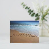 Ende des Sommers an der kalifornischen Küste Postkarte (Stehend Vorderseite)