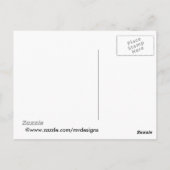 Ende des Sommers an der kalifornischen Küste Postkarte (Rückseite)