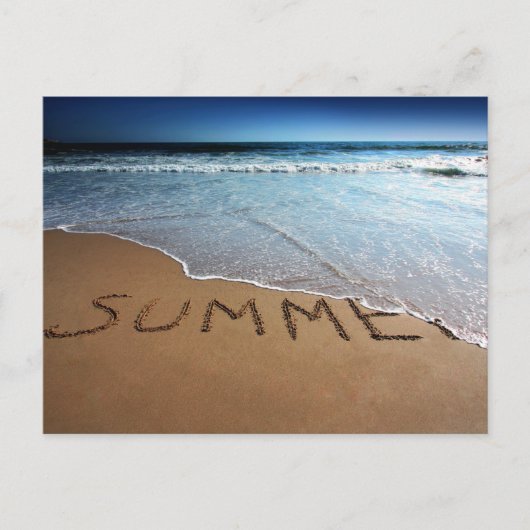 Ende des Sommers an der kalifornischen Küste Postkarte (Vorderseite)