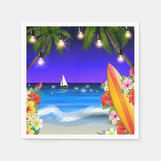 Ende des Sommers Papier Napkins Serviette (Vorderseite)