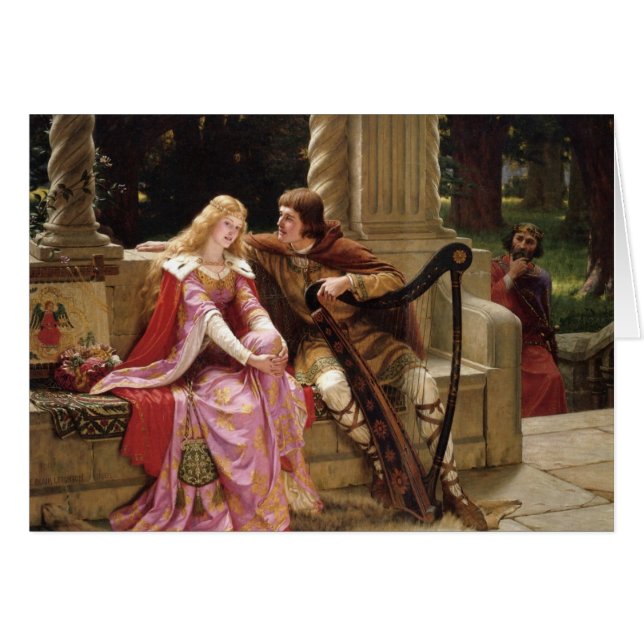 Ende des Song Flirt Edmund Blair Leighton (Vorderseite (Horizontal))